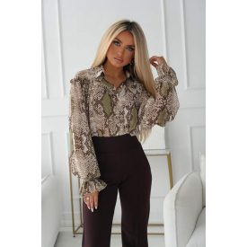 La Blanche kígyómintás ing