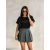 Lara Essential póló fekete