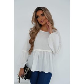 La Blanche Love felső fehér