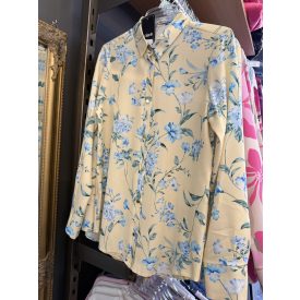 La Blanche Donna világoskék virágos