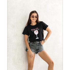 Lara Pink Gin fekete