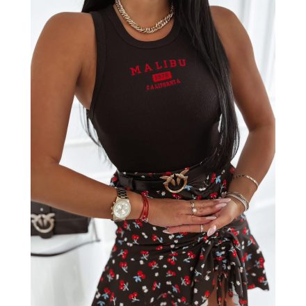 Ikon Malibu top fekete