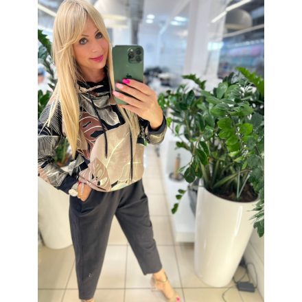Megi new Sofia pulcsi fekete