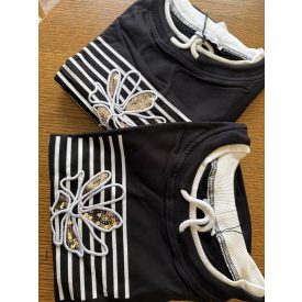 Megi new Raya felső fehér-fekete