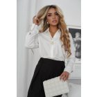 La Blanche ing fehér arany gomb