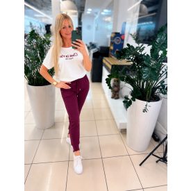 Megi 2026 Léda nadrág padlizsán 