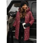 Polwar Lara kabát bordó