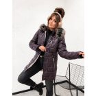 Viktória kabát csokibarna