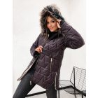 Viktória kabát csokibarna