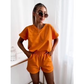 LM szett pólóval narancs