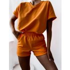 LM szett pólóval narancs