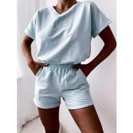 LM szett pólóval kék